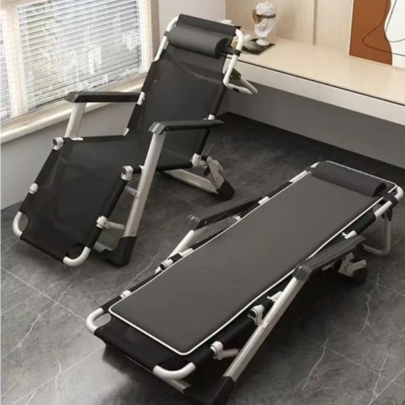

Office courtyard indoor widened cooling and breathable leisure lounge chair, folding lounge chair