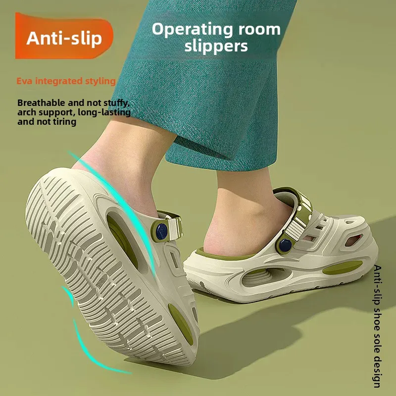 

Men's hole shoes are simple and versatile, not smelly feet trendy new EVA soft-soled fashionable non-slip slippers for home wear