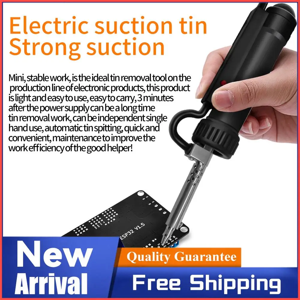 

BBT-680 AC220V Portable Electric Vacuum Solder Sucker Electric Solder Suction Removal Electronic Tool Motherboard Repair EU Plug