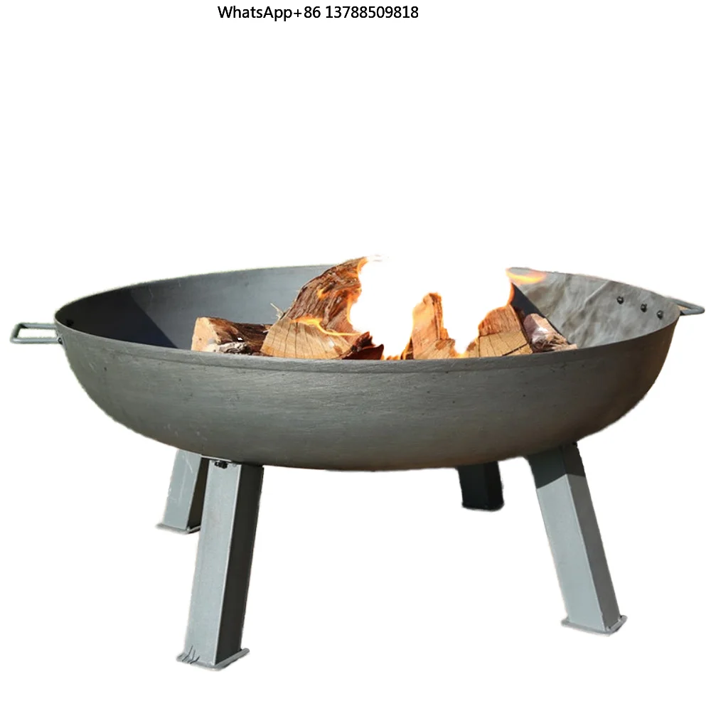 Hot Selling FAVOUR D1235 Modern Style Natural Gas Outdoor Metal Fire Pit Table with Customized Installation for Hiking Camping