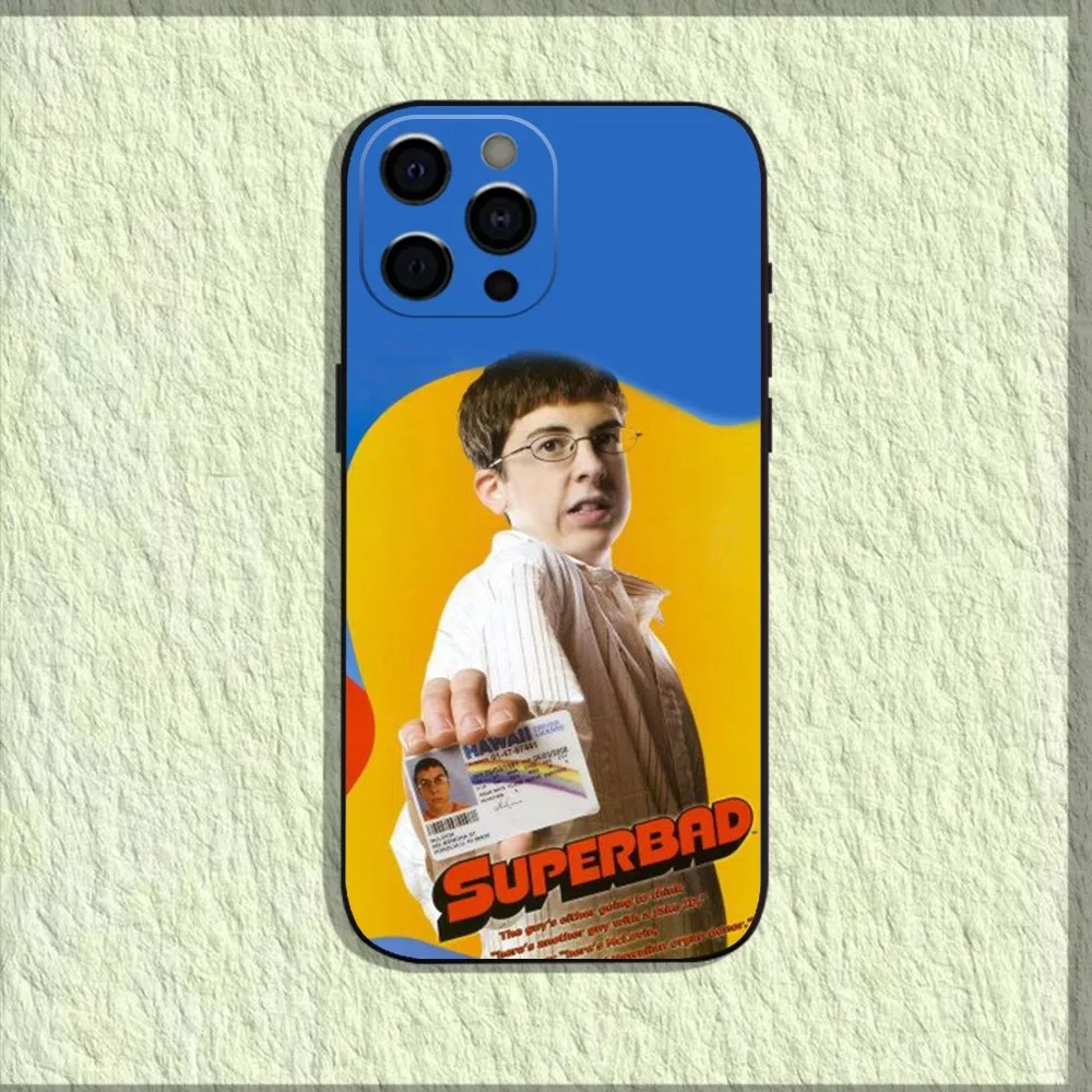 Mclovin Movie Superbad Phone Case For iPhone 16,15,14,13,12,11,Pro,X,XS,Max,XR,Plus,Mini Soft Black Cover