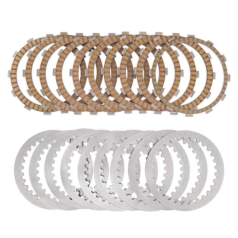 

STLFMotorcycle Paper Based Friction and Steel Clutch Plates Kit for Kawasakis ZX1400 Ninja ZX-14 ZX-14R ZZR1400 13088-0030 13088