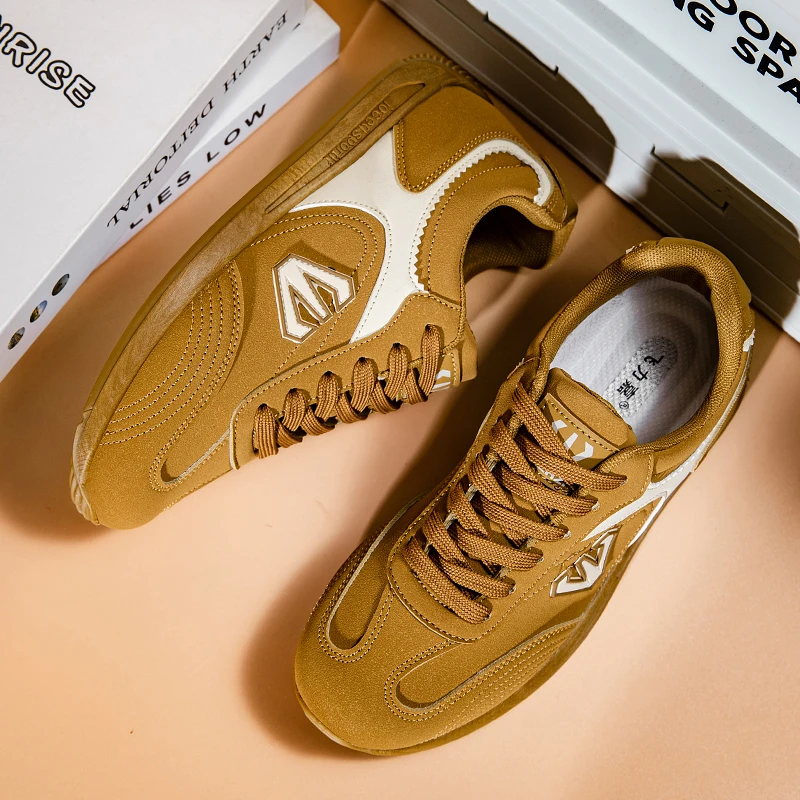 

PU Leather Men Casual Shoes Platform Soft Sneakers Outdoor Breathable Sport Shoe Lightweight Skid Running Shoes Tennis Shoes