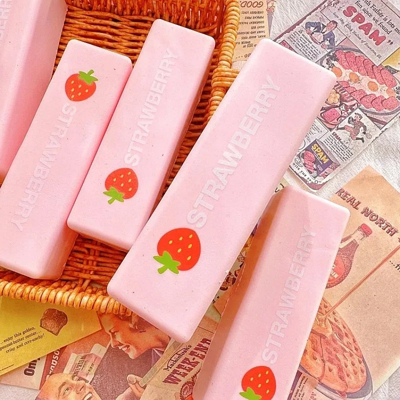 Hot Strawberry Milk Stick Slow Rising Squeeze Toy Stress Relief Soft Sensory Fidget