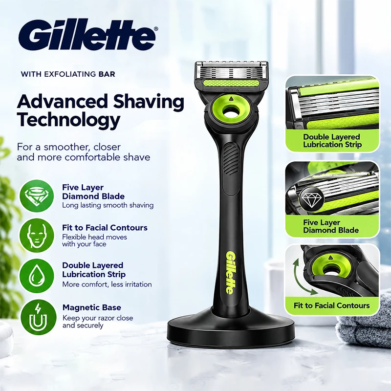 kit-de-rasoir-pour-homme-gillette-a5111jg-lame-a-5-couches-tondeuse-de-precision-bande-lubrifiante-double-support-magnetique-soin-de-la-barbe-voyage