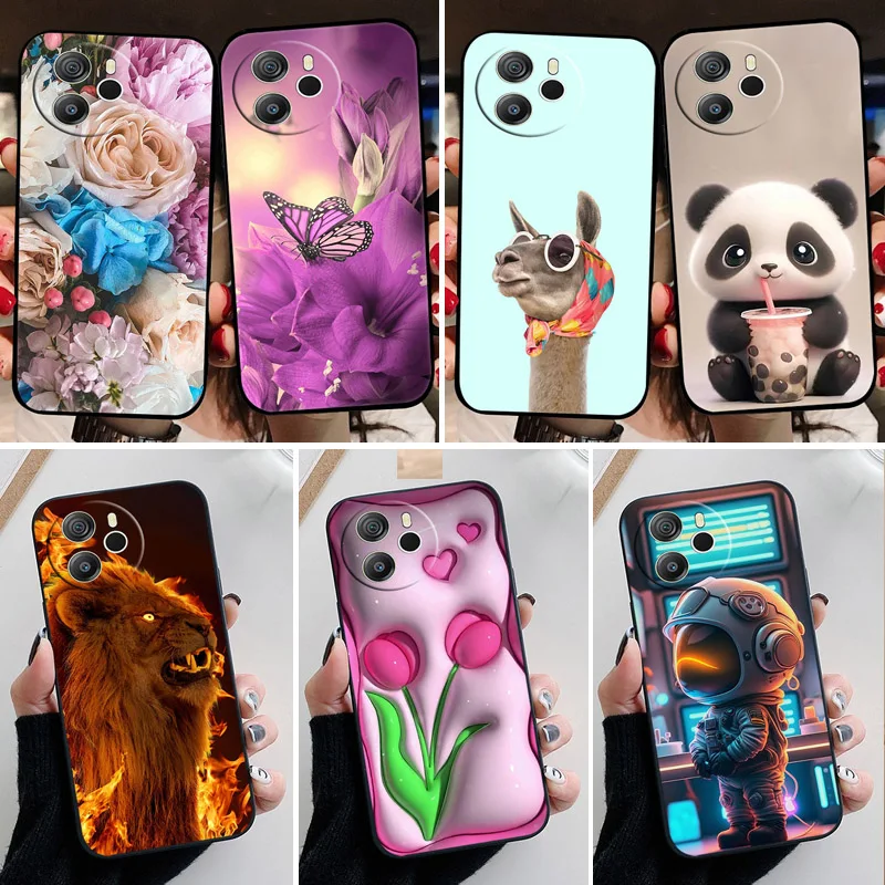 Etui Blackview SHARK 8 Fashion Soft Silicone Back Cases dla Blackview SHARK 8 SHARK8 Pokrowiec na telefon etui Fundas Cute Cartoon