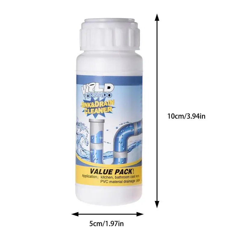 Powerful Pipe Dredging Agent Powerful Sink Drain Cleaner For Kitchen Sewer Toilet Brush Closestool Clogging Cleaning Tools