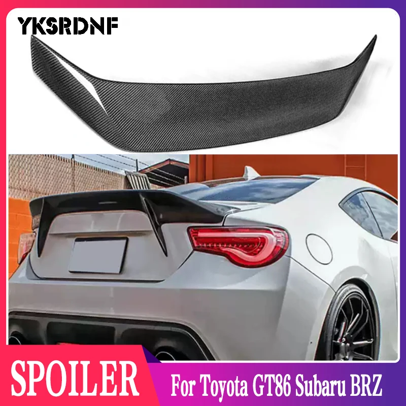 

car-styling Carbon Fiber Rear Trunk Spoiler Wing For Toyota GT86 Subaru BRZ Scion FR-S spoiler