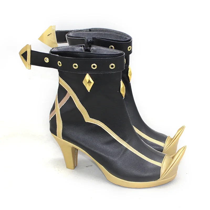 Genshin รองเท้าคอสเพลย์ Sumeru หนัง PU รองเท้าบู้ท deheya สำหรับปาร์ตี้ฮาโลวีนรองเท้าคอสเพลย์