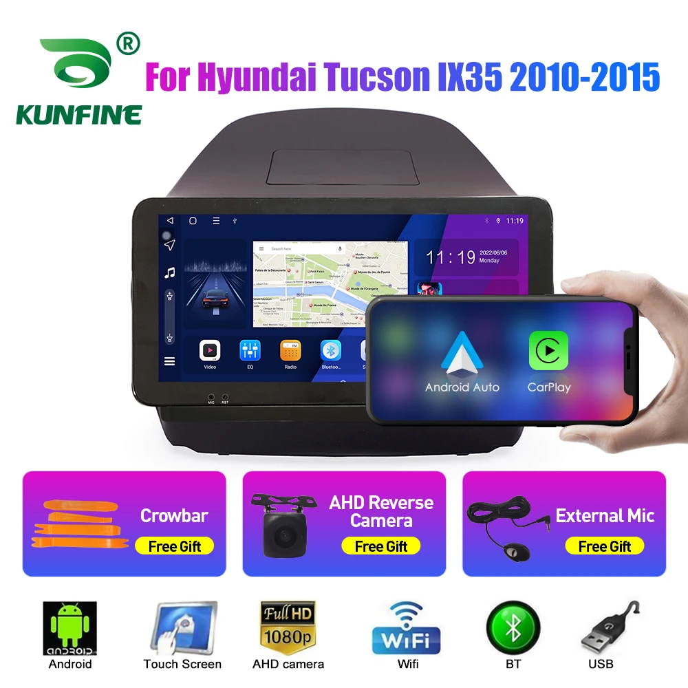 

10.33 Inch Car Radio For Hyundai Tucson IX35 2Din Android Octa Core Car Stereo DVD GPS Navigation Player QLED Screen Carplay