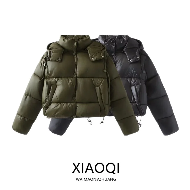 2024年冬 レディース 通勤 コットンジャケット ショート丈 長袖 ルーズフィット アウター 多用途スタイル 新着