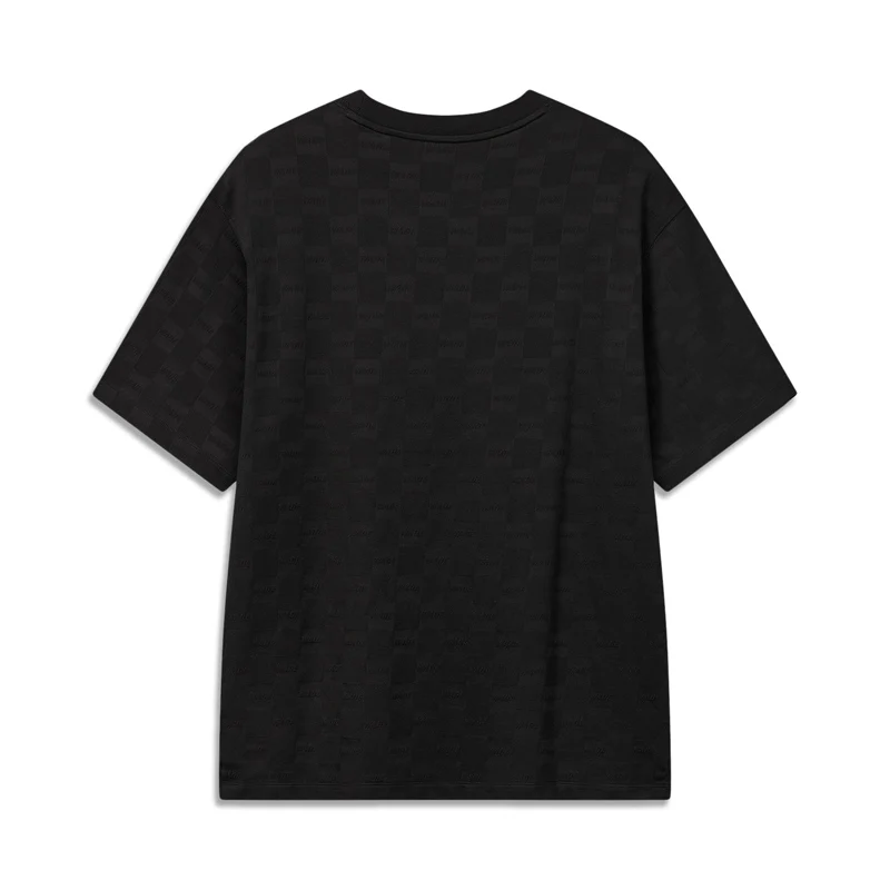 Li-Ning Men's Wade T-shirts LN COOL 76%Cotton 24%Polyester Soft Comfortable Loose Fit LiNing Short Sleeves Culture Shirt ATSW081