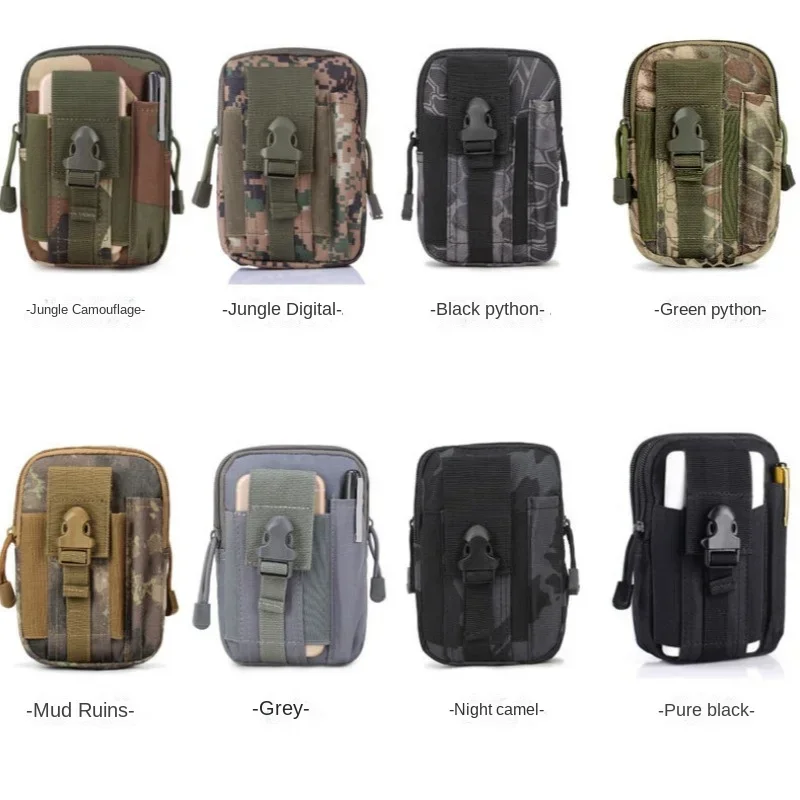 EDC-Sac de sport multifonction pour homme, sac d'extérieur, randonnée, chasse, outils de travail, poudres pour téléphone portable