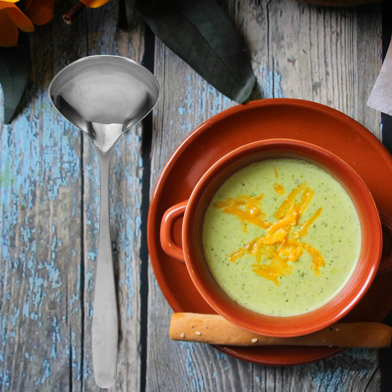 

Stainless Steel Soup Large Handle Asian Soup Spoon Microwave Dishwasher Safe Japanese Ramen Spoon For Noodles Wontons