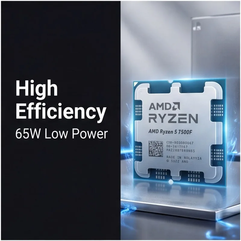 트레이풀드 데스크탑 CPU 라이젠 5 7500F 소켓 AM5 젠4 6코어 12스레드 칩 (iGPU 없음) 썸네일 6