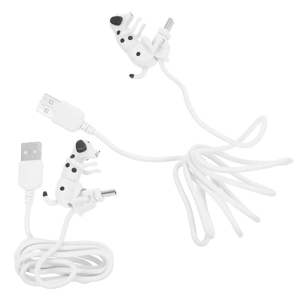 

2 Pcs Humping Dog Cable Mobile Phone Charging Rogue Usb Portable Funny Metal Devices