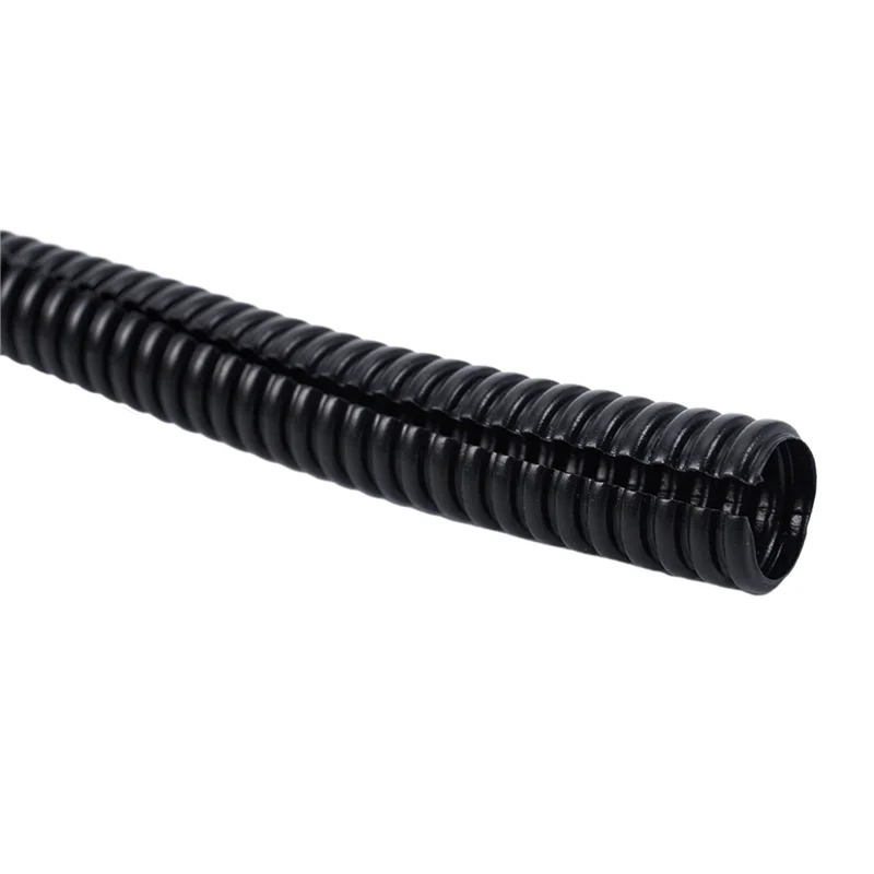 

AB41-6Pcs 20 футов разъемная проволока полиэтиленовая трубка черного цвета рукавная трубка 10 мм внутренний диаметр