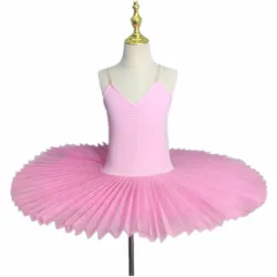 Pink Ballet Dance Tutu Skirt Swan Lake Ballet Dress Children's Performance Costume Kids Belly Clothing Stage Professional