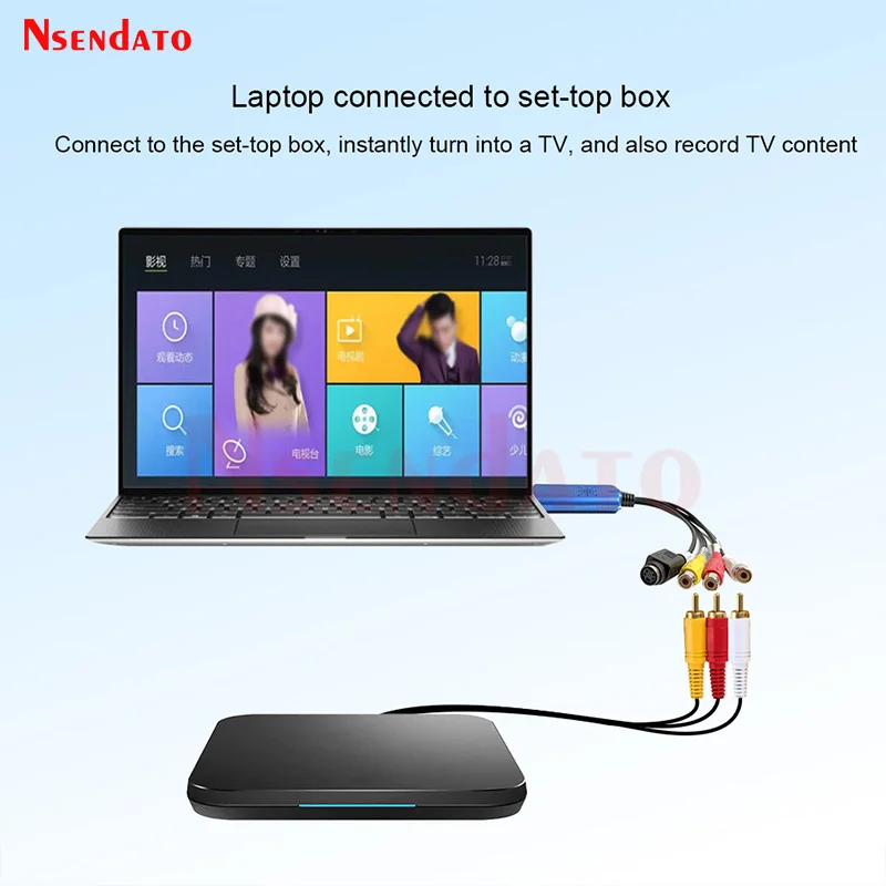USB 2.0 Video Capture With Audio DC60 STK1160 TV DVD VHS to USB Converter Capture Grabber Adapter for Window