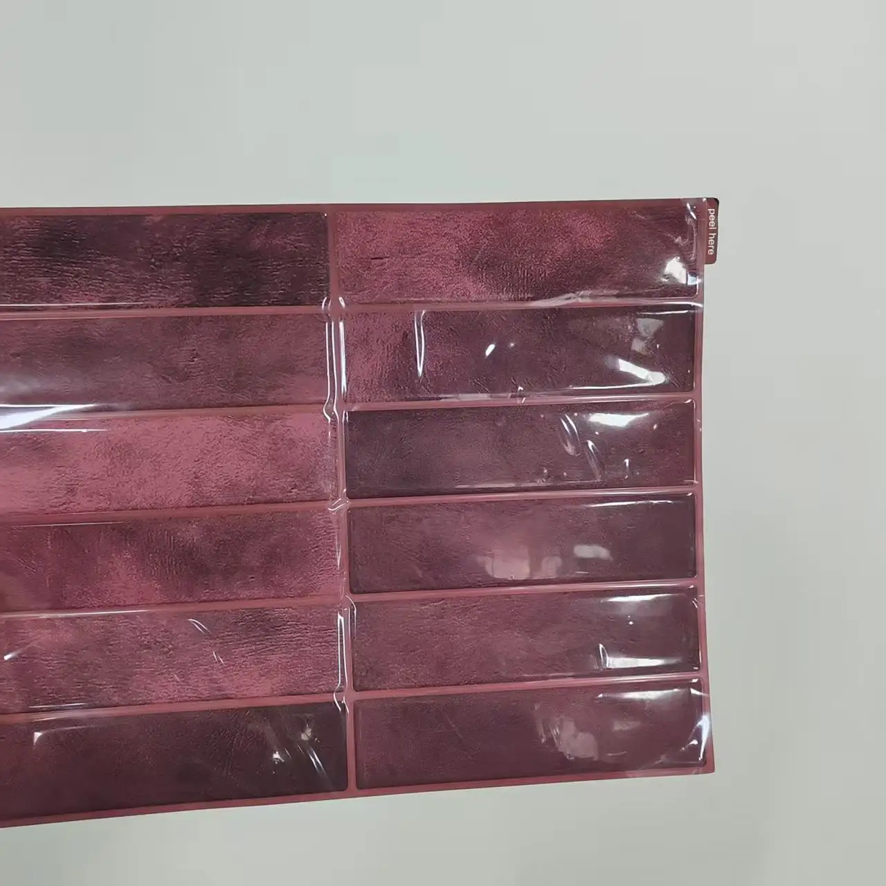 

Водонепроницаемые наклейки-плитки из ПВХ для стен, 5-20 шт., самоклеящиеся, термостойкие, для кухонного фартука и декора ванной комнаты