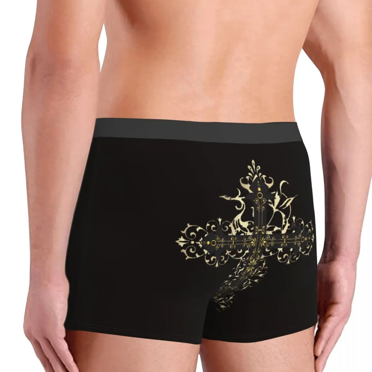 Boxer croisé respirant pour homme, sous-vêtement de qualité supérieure, cadeaux d'anniversaire, 402