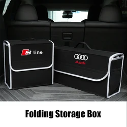 Car Trunk Large Capacity Sundries Storage Box Organizer Bag Tool Case For Audi S3 S5 S1 S4 S2 S6 RS3 RS4 RS5 RS6 RS8 B8 B6 TT