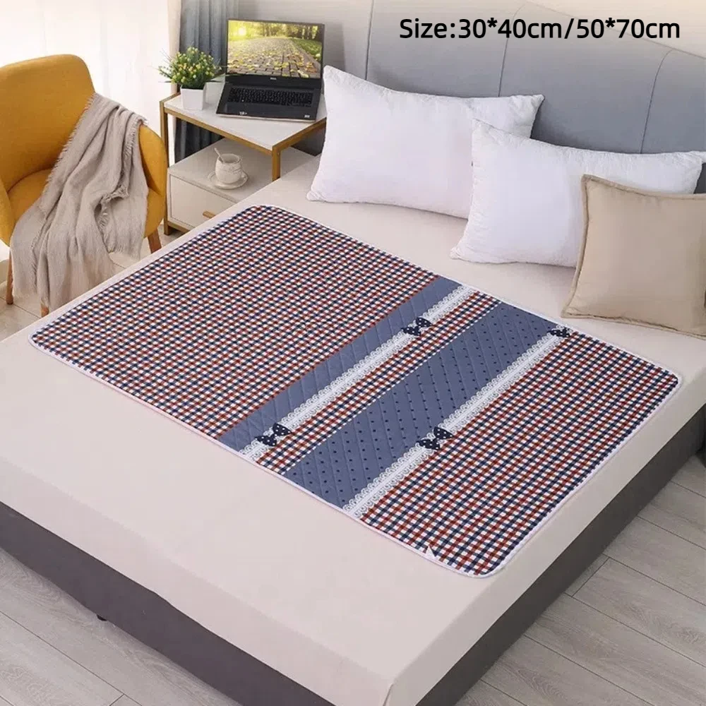 Soft Waterproof Baby Urine Mat Breathable Washable Bedding Urine Pads Cute Cartoon Urine Protection Diaper Changing Mat Adult