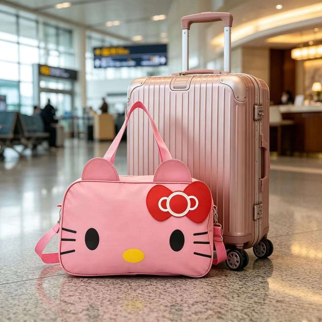 

Sanrio Summer Bags Large WomenTravel Bag Top-handle Bag Cartoon Student Handbag Girl Handbag Crossbody Bag