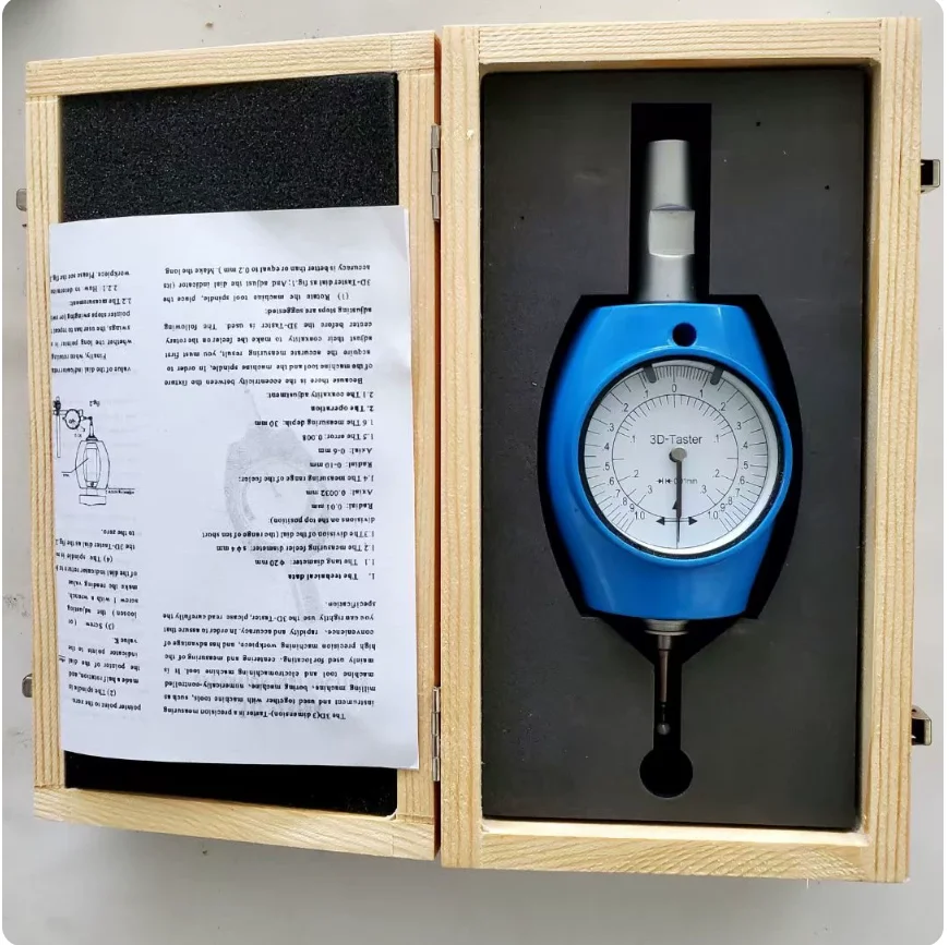 3D Edge Finder Machine Tool  XYZ Axis Sensor Universal 3D Edge Finder Centering Rod Meter Universal Detector Tool Dial Indicator
