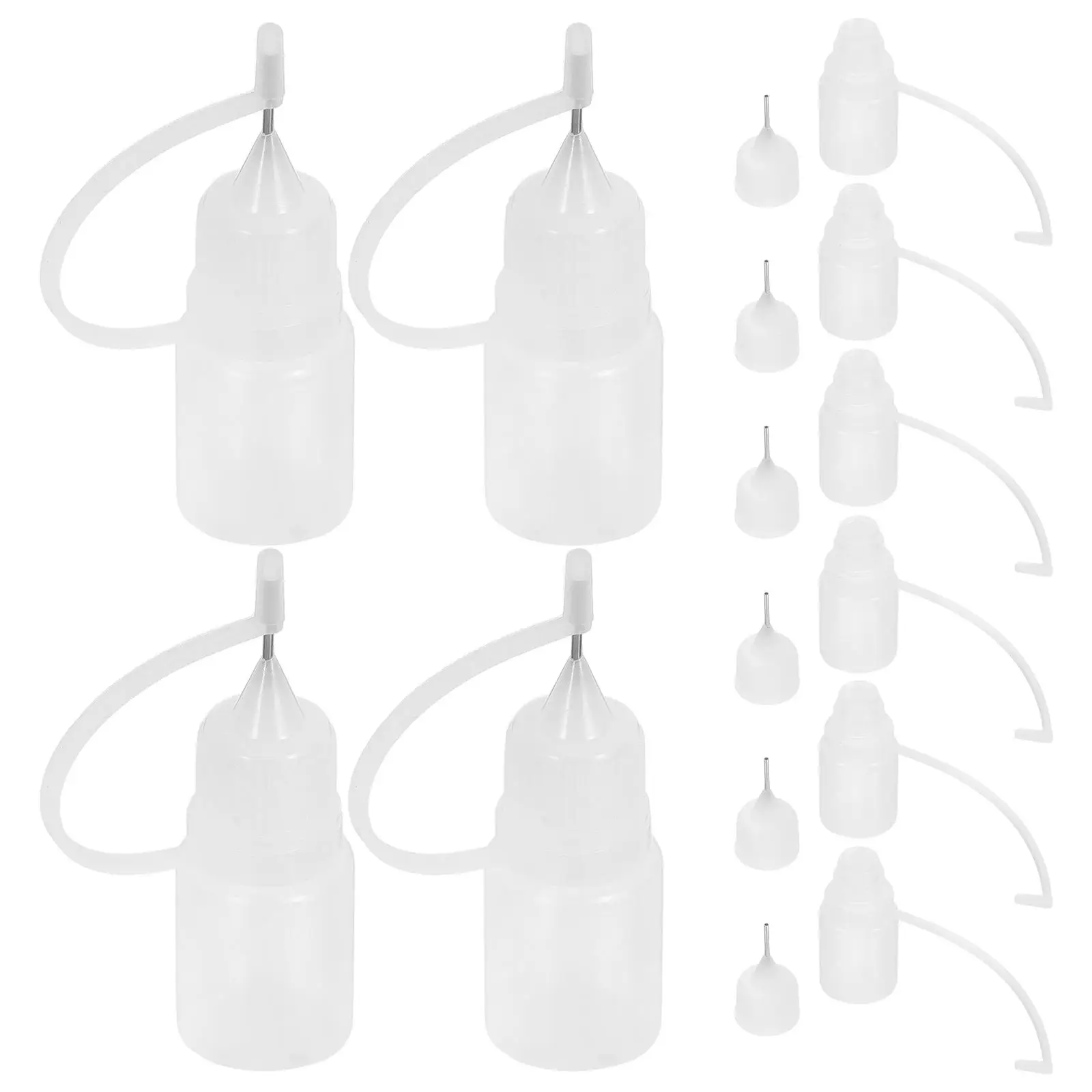 

10 Pcs Pinhole Addition Bottle Small Glue Bottles Bulk Precision Tip Applicator Needle Fine Squeeze Paint Bottle