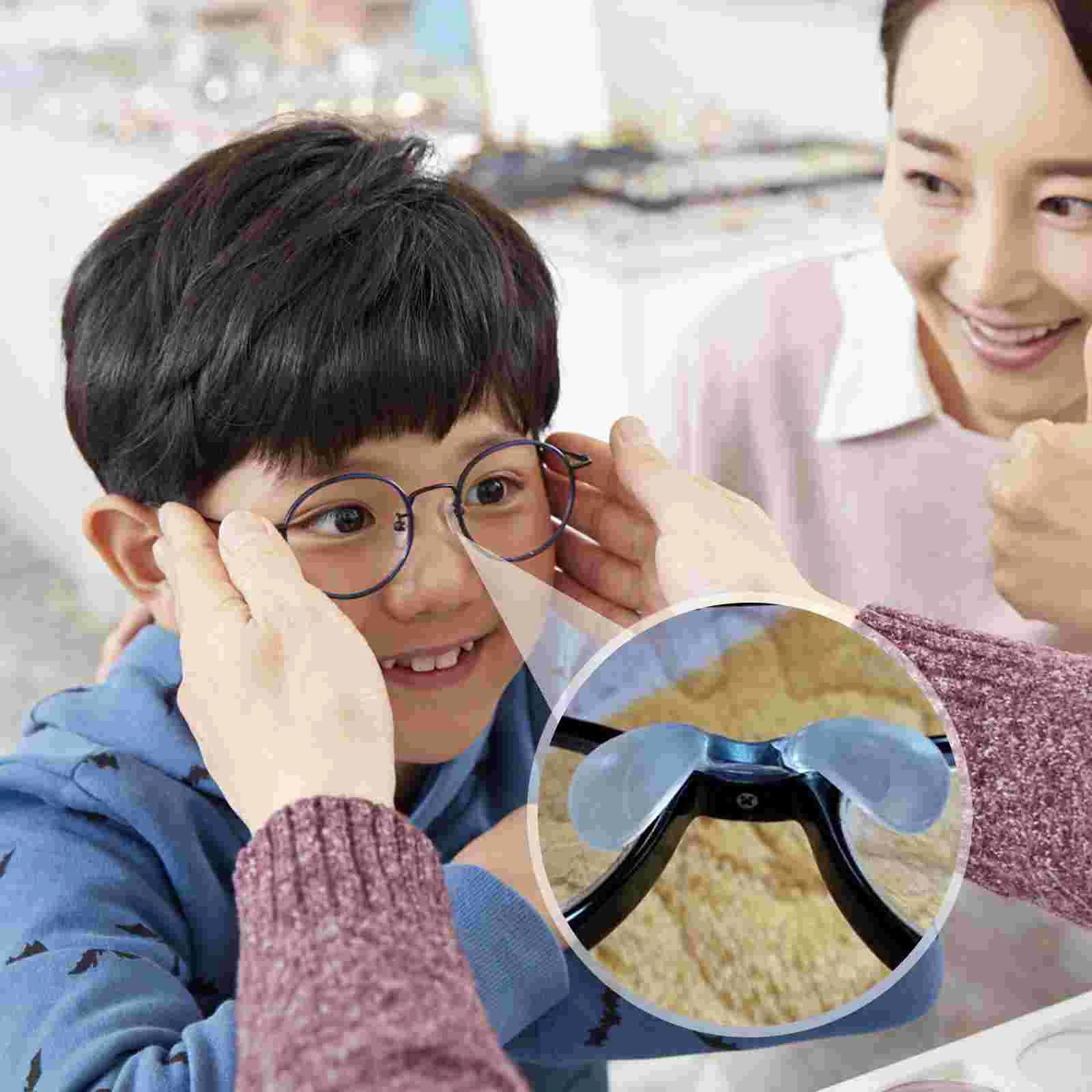 

3 Pcs Anti- Nose Cushion Glasses Pad Sunglasses Mat Grips Comfortable Eyeglass Pads Eyeglasses Supplies Clear