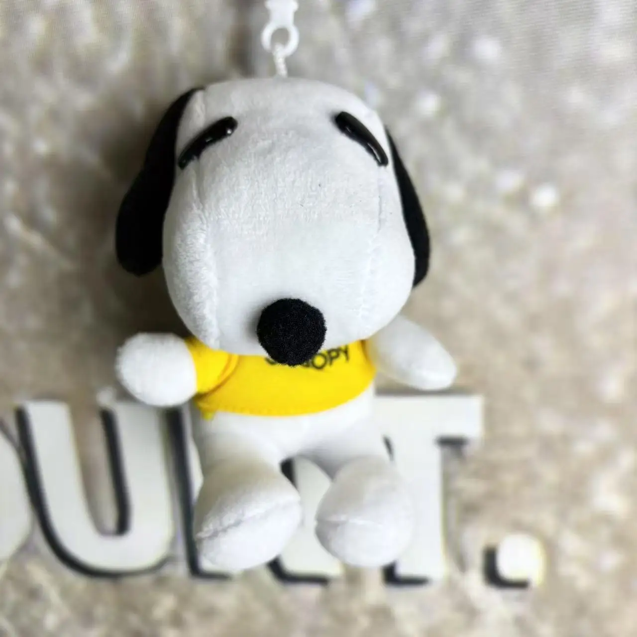 3 pezzi 11 cm carino di alta qualità arachidi snoopy peluche ciondolo giocattoli Snoopy cane Woodstock portachiavi giocattoli animali