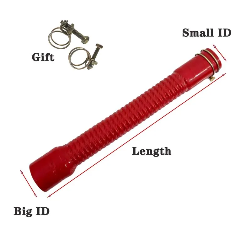 Car Radiator Tube Universal Variable Diameter Reducer Silicone Flexible Hose Pipe For Air Intake Steel wire corrugated Tube