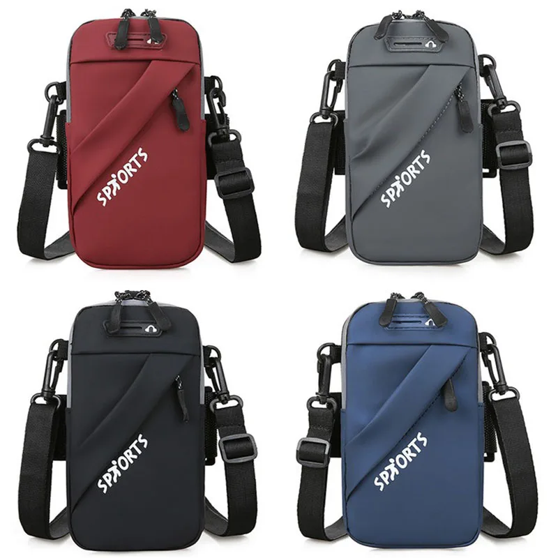 

Легкая сумка через плечо с повязкой для телефона для мужчин и женщин, бег, спорт, приключения на открытом воздухе, многофункциональная сумка на запястье