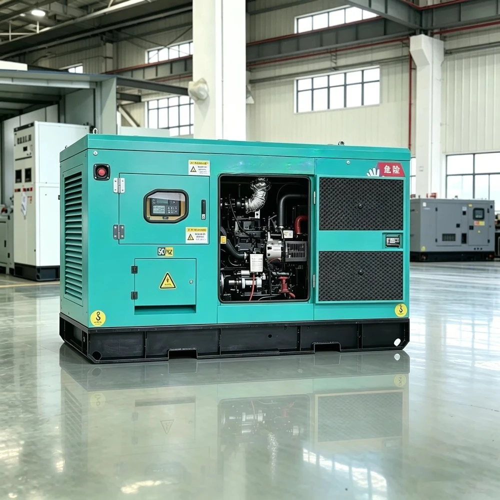 Low Noise Weichai 40KW 50KVA Silent Generator Set Single Phase 220V Soundproof Genset with ATS Auto Start Backup Power