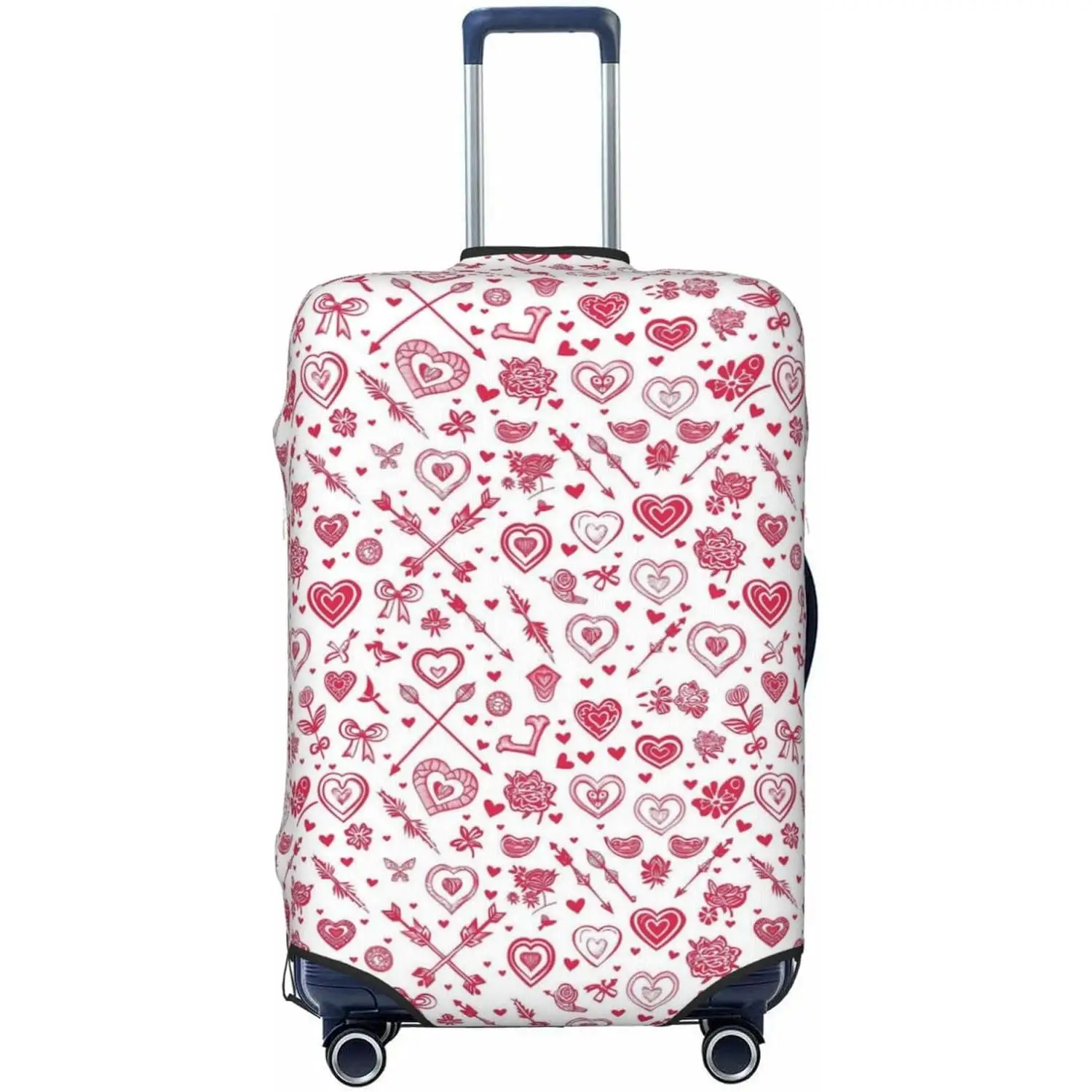 Funda de equipaje con estampado del Día de San Valentín, funda para maleta, Protector para maleta, apto para equipaje de 18-32 pulgadas, mediano