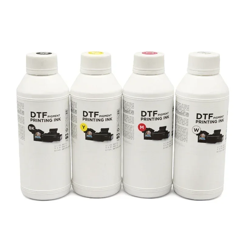 1000ML DTF ink for direct transfer film for PET film all desktop & large format DTF printer BK C M Y WH color availble