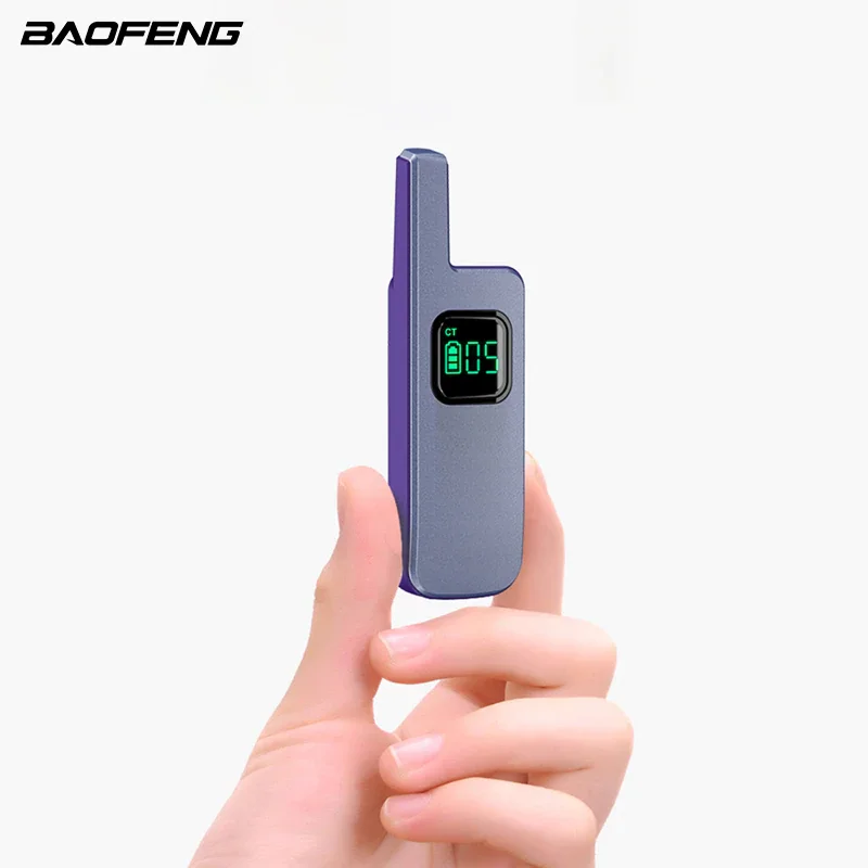 Baofeng-M1 Portable Mini Walkie Talkie, M1 UHF, 400-470MHz, 5000 Call Transceiver, USB Charging for 888S, Two Way Radio, 2Pcs