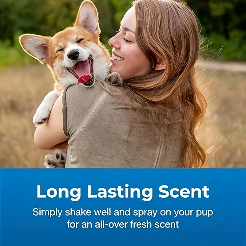 2pcs Pet Perfume Spray. Cat and Dog Fragrance Spray, Peach Scent, Refreshing and Clean Smell, Dog Supplies, and Dog Grooming