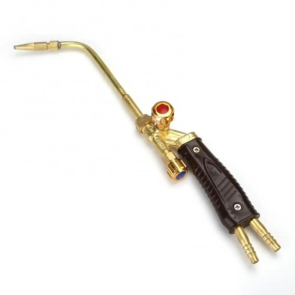 

H01-6 0.9mm Plastic Handle Injection Oxygen Acetylene Soldering Welding Torch Ergonomic handle