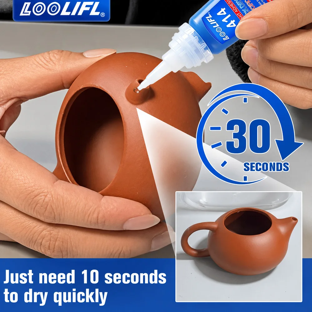 Strong Adhesive Glue, 502 Glue, 3-Second Instant Dry Glue, 20ml Automotive Plastic Adhesive, Car Bumper Adhesive, Rubber Sealant, Internal and External Parts Repair