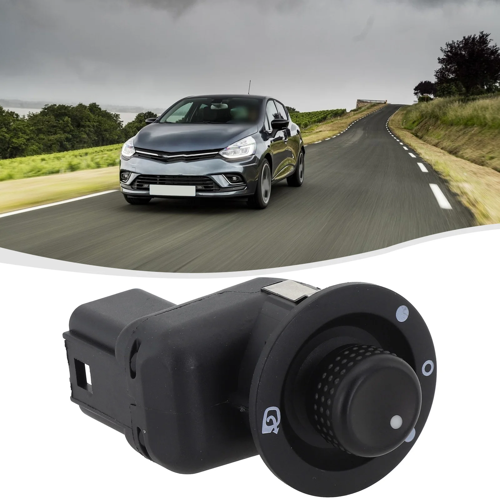 

For Renault Vehicles Mirror Control Switch Mirror Control Operation Lightweight Construction For Clio MK4 8 7 4cm