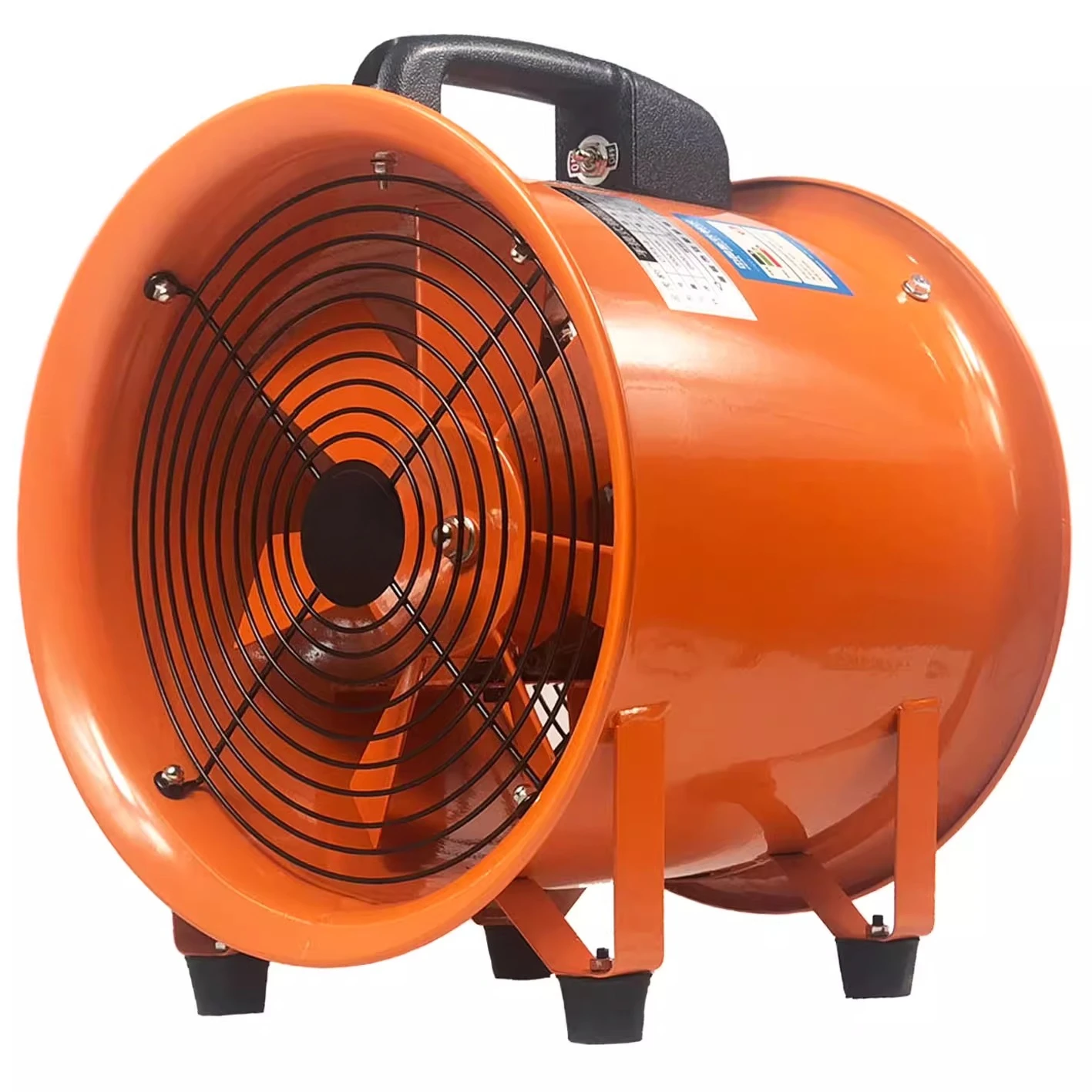 

Portable axial fan Ventilation and exhaust fan High-speed high-power blower Powerful fan