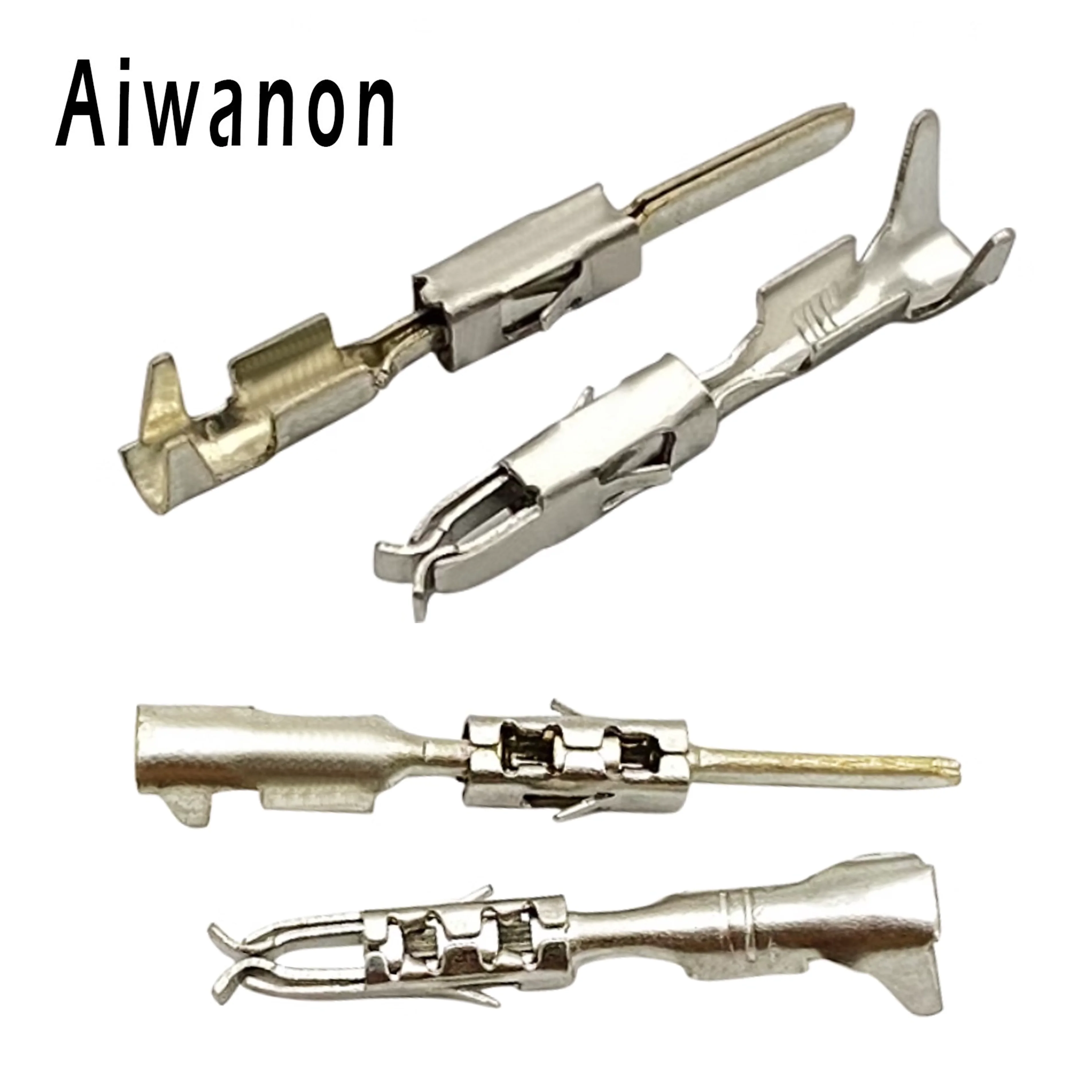 20 Pcs 1.5mm Auto Cold Crimp Wire Terminal For License Plate Light Electrical Cable Connector 964261-2 969028-2