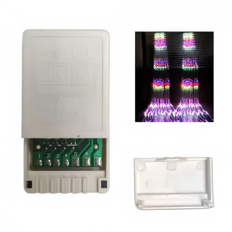 

EK-04 rotary button type light adjustment controller is suitable for waterfall LED strings and curtain lights