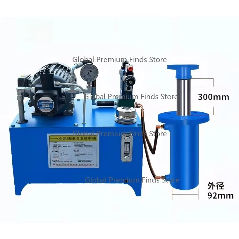 Customized 1.5KW-45KW 2HP-30HP Hydraulic Power Pack Large Flow 10 Tons-50 Tons Pump Station with Piston Pump 20 Tons-30 Tons