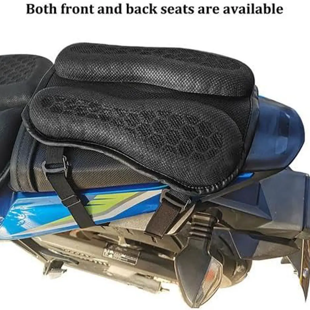 

Wide Compatibility Motorcycle Seat Cushion Easy To Install And Clean Waterproof Universal Fit black