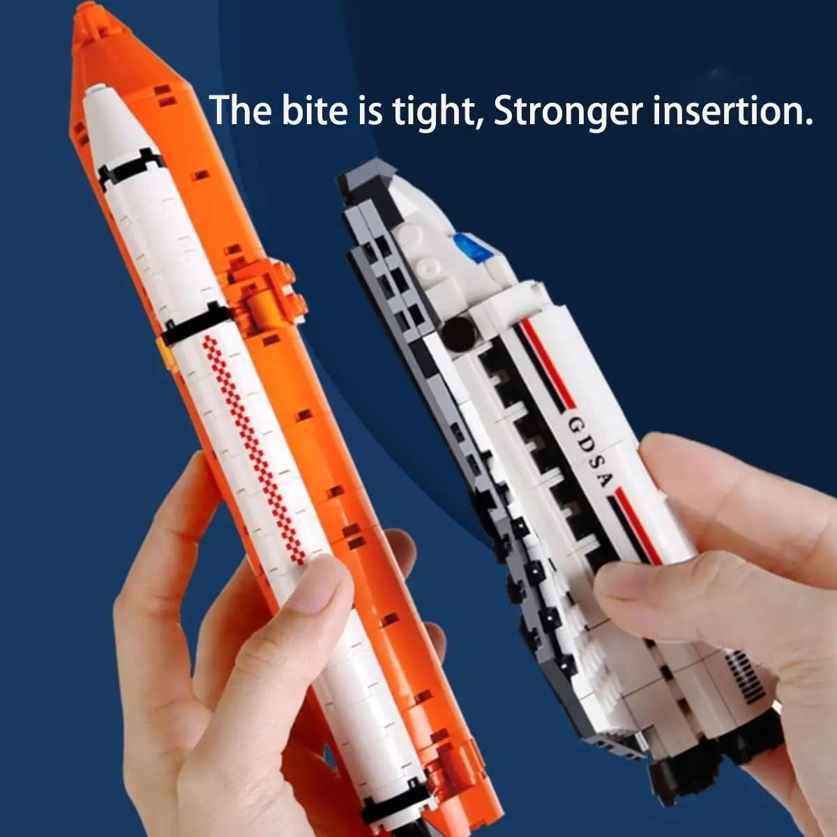 1000+ Pieces Space Exploration Shuttle Toy – Stem Building Blocks Set with Rocket Ship, Space Shuttle, Satellite, Educational Building Aerospace Kit for Kids, Birthday and Christmas Gift for Boys and Children