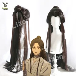 Anime Heaven Official's Blessing Cosplay Xie Lian Wig Black Hair Tian Guan Ci Fu Hanfu Wigs XieLian Cosplay Wig + Wig Cap