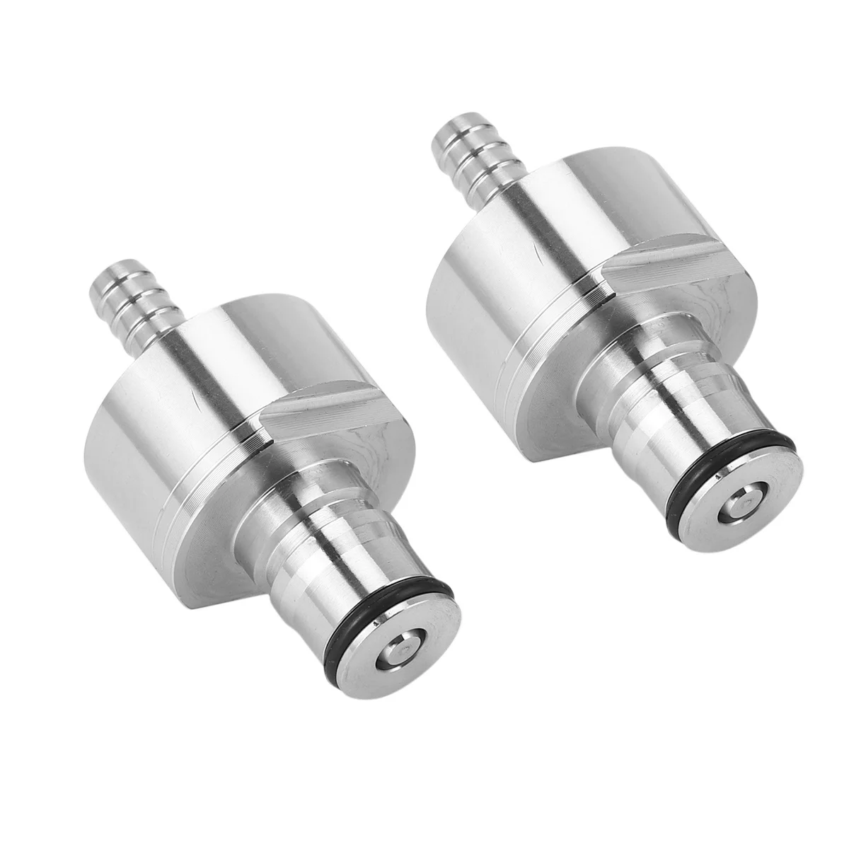 

Ball Lock Cap 2Pcs/Lot 304 Stainless Steel Carbonation Cap 5/16 Inch Barb Ball Lock Type Fit Soft Drink PET Bottles Homebrew Keg